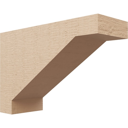 5in. W X 15in. D X 10in. H Series 3 Burlington Rough Cedar Woodgrain TimberThane Corbel, Primed Tan